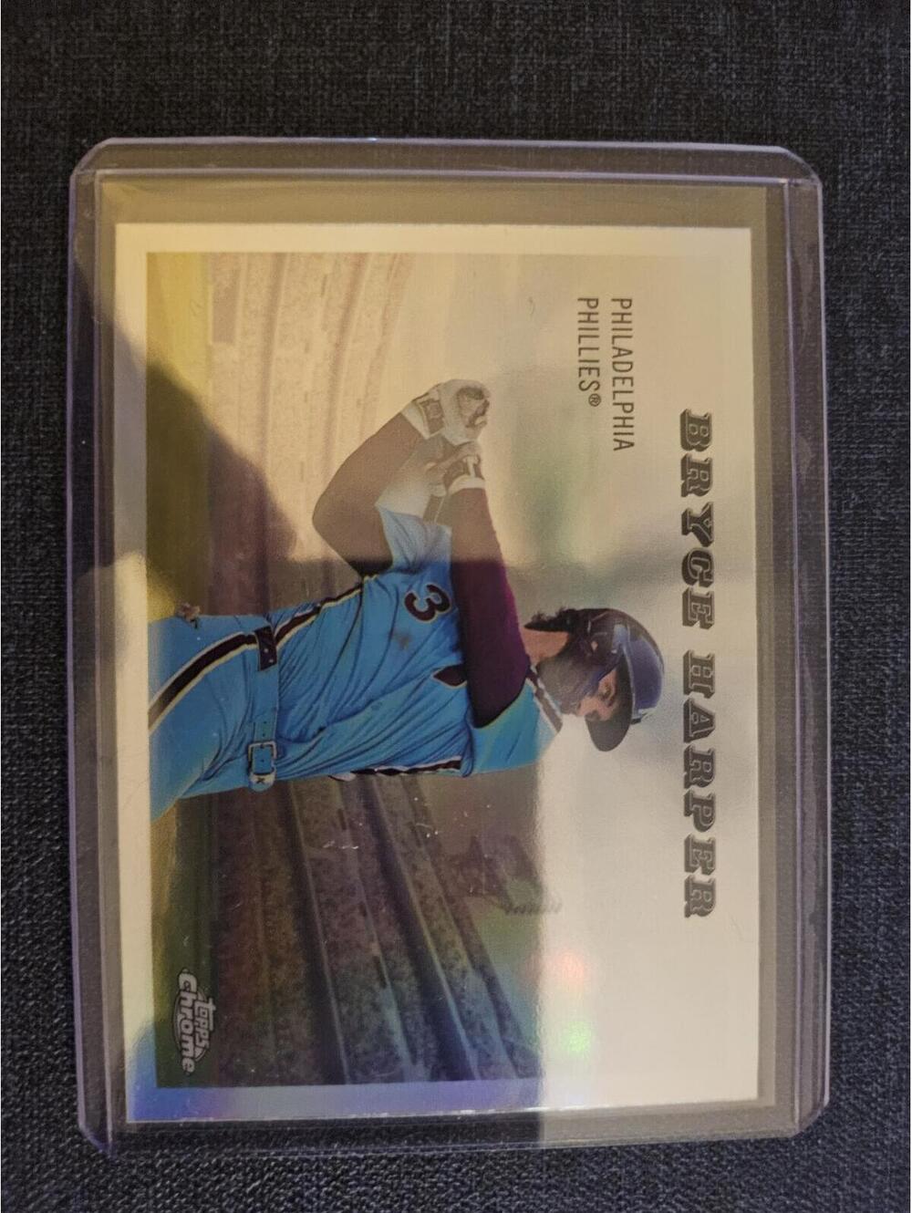 Bryce Harper #55RS-20 - 2025 Topps Chrome Platinum 1955 Rails & Sails insert